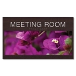 1-Line Meeting Room Sign w/Window