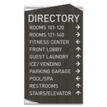 10-Line Directory Sign