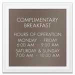 10-Line General Information Sign