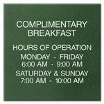 12-Line General Information Sign