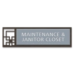 2-Line Common Room Sign (Extended Width)