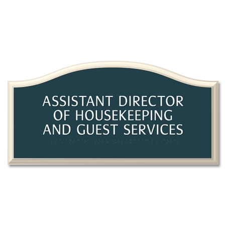 3-Line Common Room Sign (Extended Width)