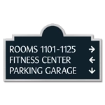 3-Line Directional Sign