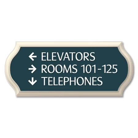 3-Line Directional Sign