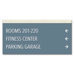 3-Line Directional Sign