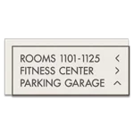 3-Line Directional Sign