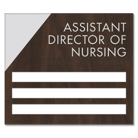 3-Slot Suite/Dept. ID Sign