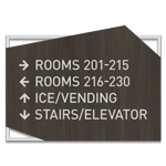 4-Line Directional Sign