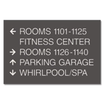 5-Line Directional Sign