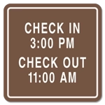 5-Line General Information Sign