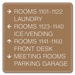 8-Line Directional Sign