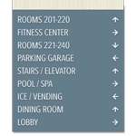 9-Line Directional Sign