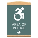 Accessible Direction Sign w/ Dynamic ISA