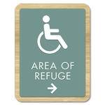 Accessible Direction Sign w/ ISA