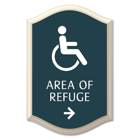 Accessible Direction Sign w/ ISA