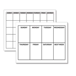 Activity Board -  Monthly/Weekly Insert