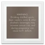 Alcohol Warning Sign - California Code