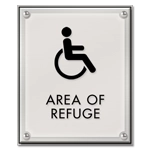 Area of Refuge Sign - ISA Symbol