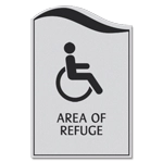 Area of Refuge Sign - ISA Symbol