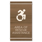 Area of Rescue Assistance Sign - NYC Compliant
