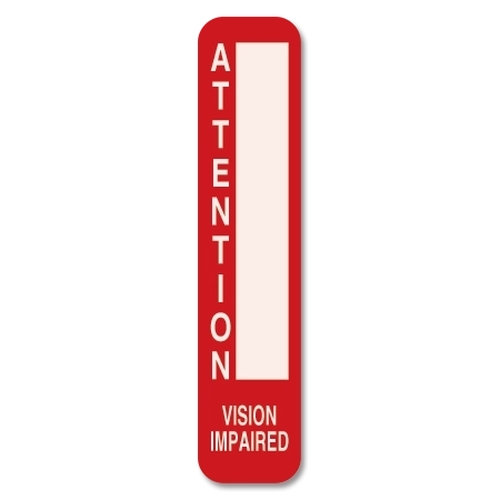 Attention Vision Impaired