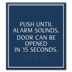 Delayed Egress Push/Pull Sign - CA Code