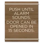 Delayed Egress Push/Pull Sign - CA Code