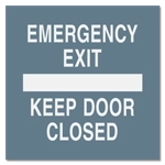 Emergency Exit - Keep Door Closed