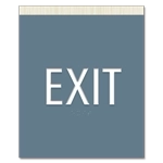 "Exit" Egress Sign - CA Compliant