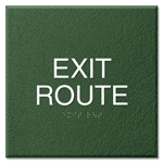 "Exit Route" Egress Sign - CA Compliant