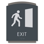 Exit Sign w/ Symbol