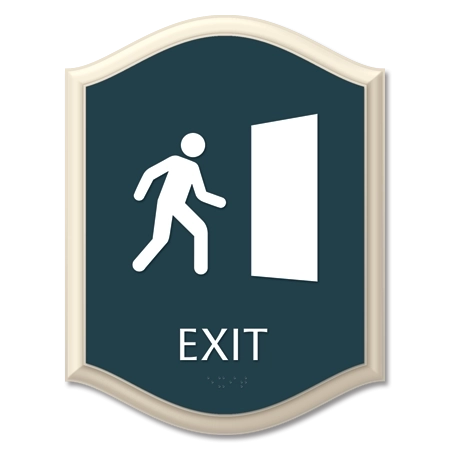 Exit Sign w/ Symbol