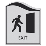 Exit Sign w/ Symbol