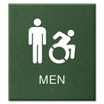Men Sign w/Male & Dynamic ISA Symbols