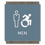 Men Sign w/Male & Dynamic ISA Symbols