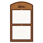 Message Display w/2 Insert Holders