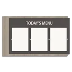 Message Display w/3 Insert Holders