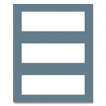 Nameplate Sign - Three Slots