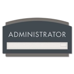 Nameplate Sign w/ Title