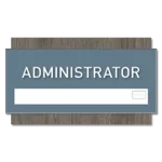 Nameplate Sign w/ Title