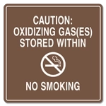Oxidizing Gas(es) Stored/No Smoking