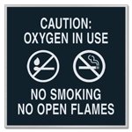 Oxygen In Use - No Smoking No Open Flame