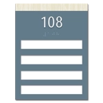 Patient Room Number - 4 Slot