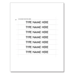 Print Your Own! 1-Line Inserts