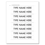Print Your Own! 2-Line Inserts