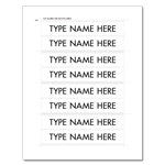 Print Your Own! 4-Line Inserts