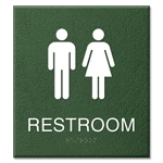 Restroom Sign w/Unisex Symbols