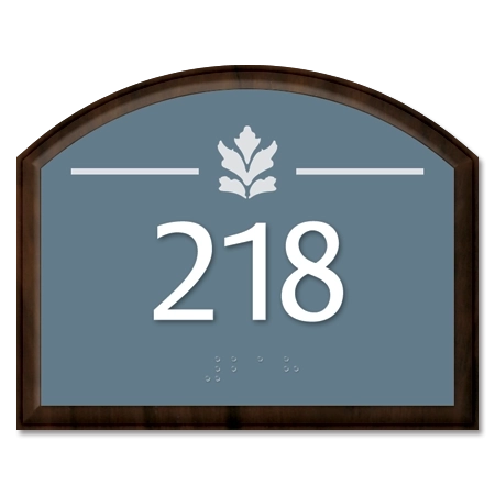 Room Number Sign