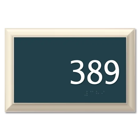 Room Number Sign