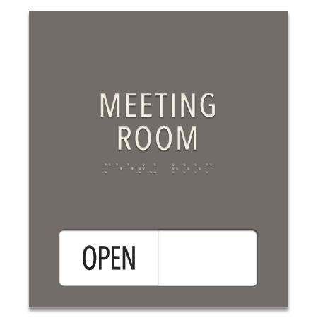 Sliding Panel Sign